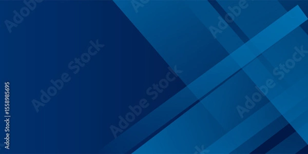 Obraz modern blue abstract background with elegant bright diagonal lines. vector ilustration