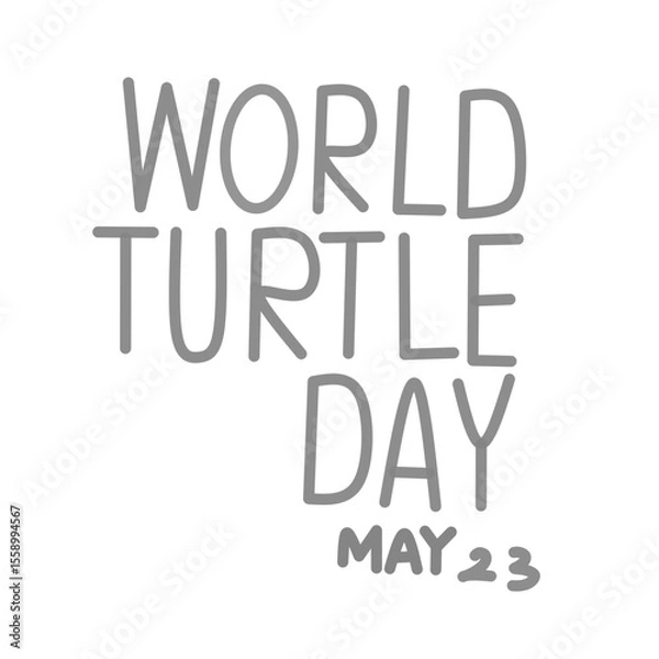 Fototapeta Vector World Turtle Day 