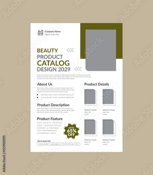 Obraz Product Catalog Design
