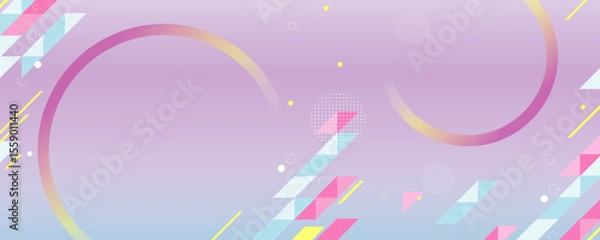 Obraz 春色グラデーション背景素材（淡いピンクとパープルの洗練デザイン）　–Spring Gradient Background –