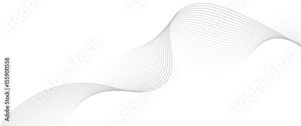 Obraz Vector stylized blend liens gradient background lines abstract background with flowing.