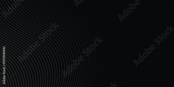 Obraz Gradient black backgrounds with golden frames vectormodern line sport