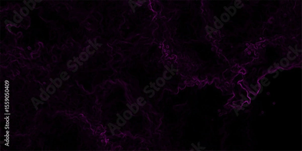 Fototapeta  Abstract dark background with glowing pink plasma-like tendrils, with swirling energy or electrical currents foggy, mysterious atmosphere. Futuristic, sci-fi aesthetic digital artwork, tech visuals