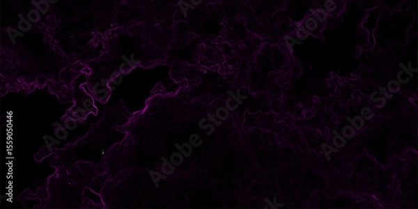 Fototapeta  Abstract dark background with glowing pink plasma-like tendrils, with swirling energy or electrical currents foggy, mysterious atmosphere. Futuristic, sci-fi aesthetic digital artwork, tech visuals