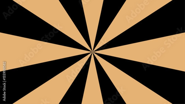 Fototapeta radial burst pattern backgrounds. Suitable for retro designs, poster templates, or optical illusion concepts.