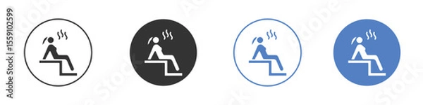 Fototapeta Sauna icon