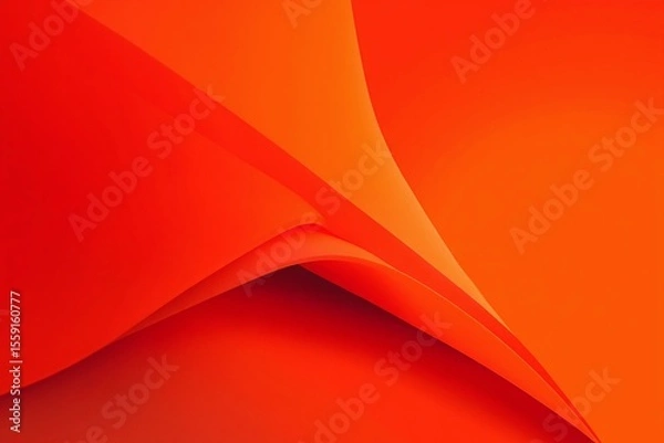 Fototapeta Abstract Vibrant Red Color Waves