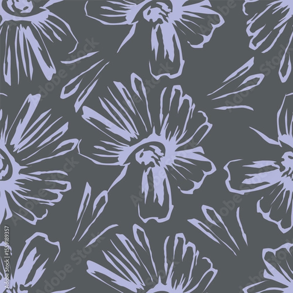 Obraz cute flower pattern image for fabric textile or wall decoration