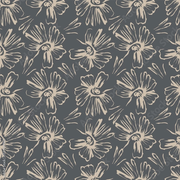 Obraz cute flower pattern image for fabric textile or wall decoration