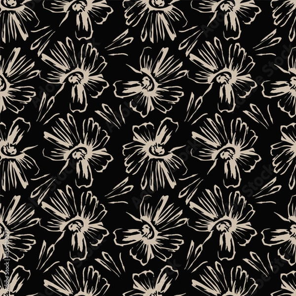 Obraz cute flower pattern image for fabric textile or wall decoration