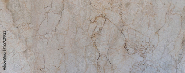 Fototapeta Panoramic marble texture with varied tones and polished finish