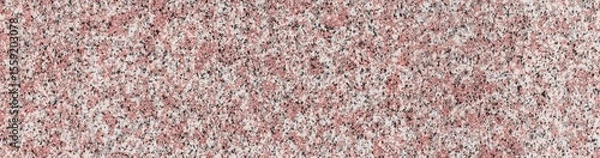 Fototapeta Smooth panoramic surface of granite texture in pink, gray, and white tones