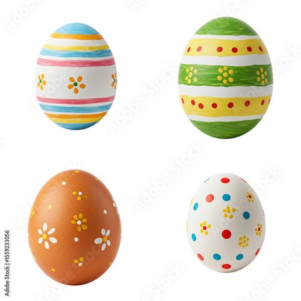 Obraz Colorful decorated Easter eggs 