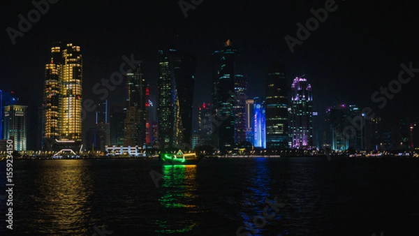 Fototapeta Doha Skyline, Qatar