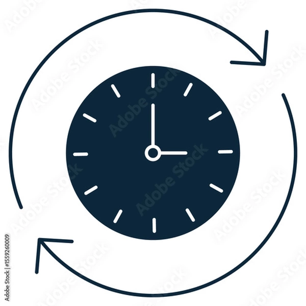 Fototapeta Process Optimization icon, Maximizing Efficiency Through Process Optimization, Streamlined Success: Optimizing Workflows for Peak Performance