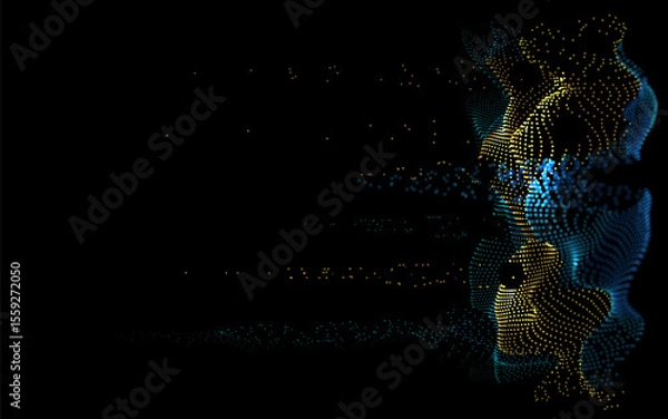 Obraz particles_wave_pack1