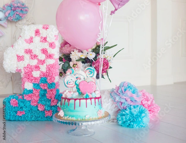 Fototapeta the first cake, cake