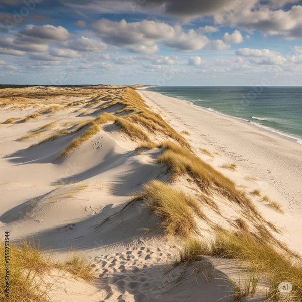 Obraz sand dunes on the beach