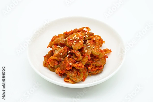 Obraz 오이지 무침 편집용 누끼 사진