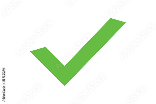 Obraz green check mark icon vector