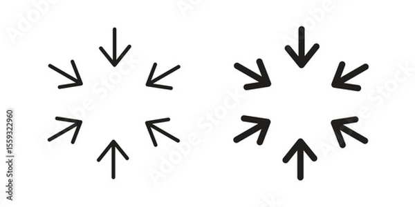 Fototapeta Capacity icon pack. Flat Vector Icon Design Element.