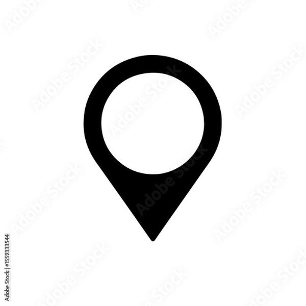 Fototapeta Location pin icon Map Pin Icon Vector isolated 