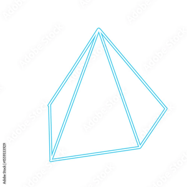 Fototapeta  Geometric pyramid