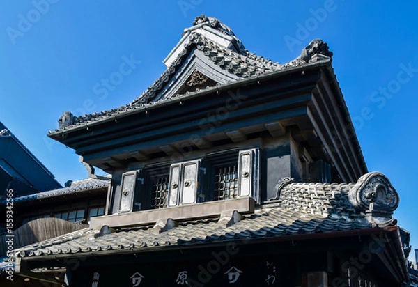 Obraz Old, traditional building in ancient city of Kawagoe, Japan