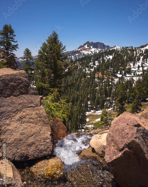 Obraz river in the mountains