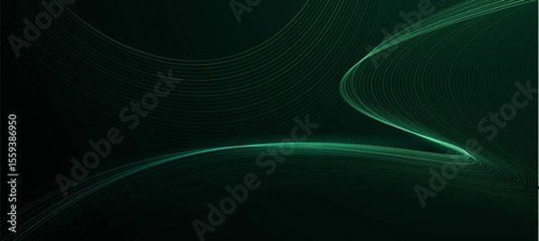 Fototapeta Technology digital flow background, modern tech banner, corporate business concept, hi-tech abstract background  for presentation business or tech event poster EPS 10