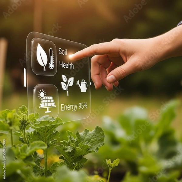 Fototapeta Future Display Digital Interface Technology