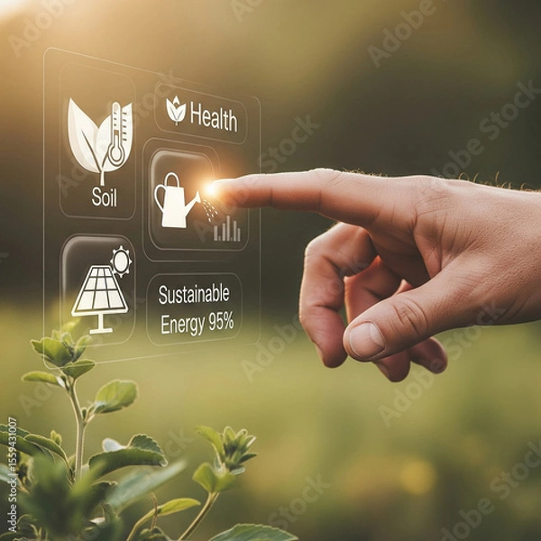 Fototapeta Future Display Digital Interface Technology