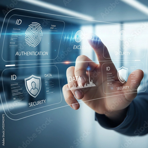 Fototapeta Future Display Digital Interface Technology