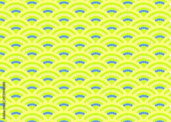 Fototapeta 和をイメージしたドット柄 タイル 背景