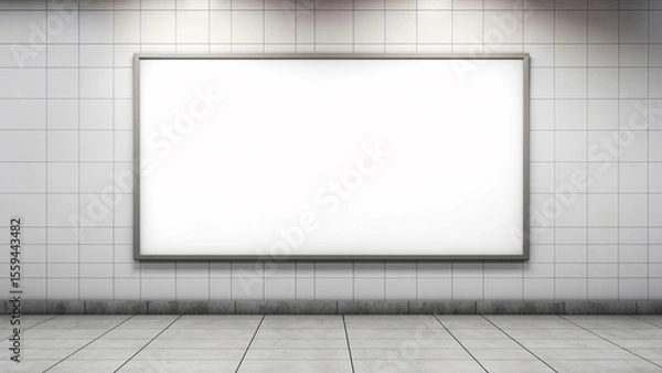 Obraz generative ai,전광판,광고,간판전광판 광고,지하철 광고