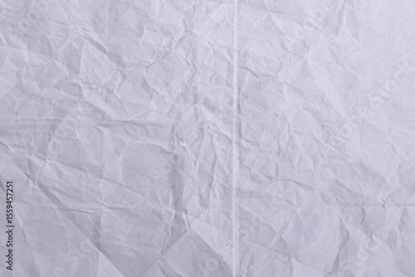 Fototapeta Crumpled White Paper Texture Background

