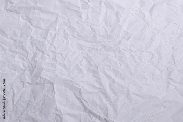 Fototapeta Wrinkled White Paper Texture Background for Scrapbook and Mockup Design

