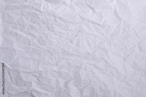 Fototapeta Crumpled White Paper Texture Background for Design and Mockup Use


