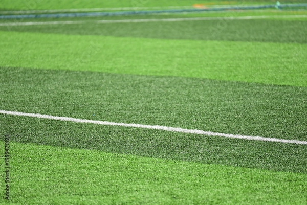 Fototapeta artificial green grass background for playground
