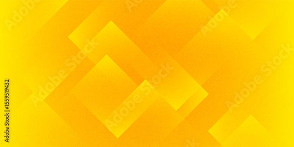 Fototapeta Abstract yellow square shape with futuristic concept background.vector eps10