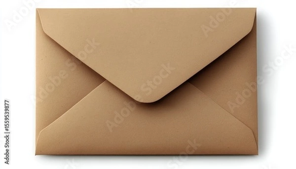 Fototapeta Beige paper envelope