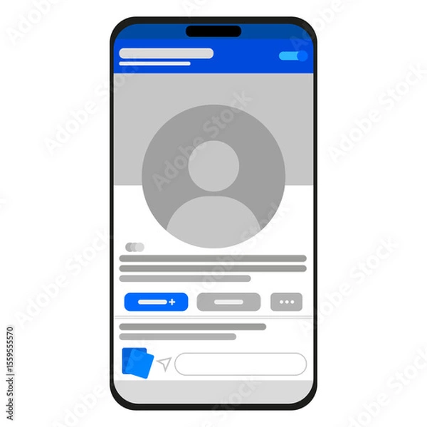Obraz social media profile UI User Interface Element PNG