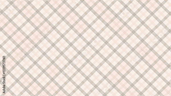 Fototapeta An abstract plaid with irregular pastel-colored lines, textured woven look blending modern and traditional styles for a unique visual appeal.