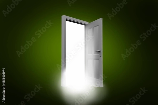 Obraz 3d composite image of door
