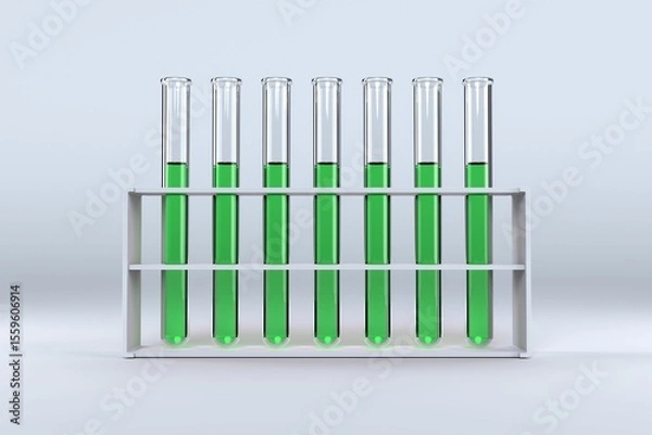 Obraz Test tube with chemical solution