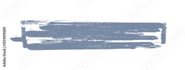 Fototapeta Grunge Brush strokes. Paintbrush Grunge design elements. Hand drawn Grunge texture horizontal text box, decorative elements on transparent background	