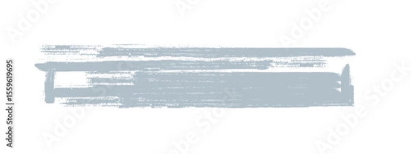 Fototapeta Grunge Brush strokes. Paintbrush Grunge design elements. Hand drawn Grunge texture horizontal text box, decorative elements on transparent background	
