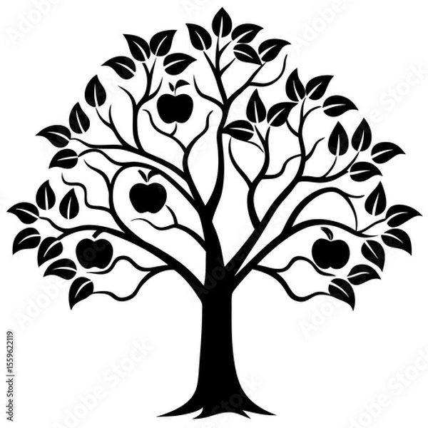 Fototapeta tree with flowers