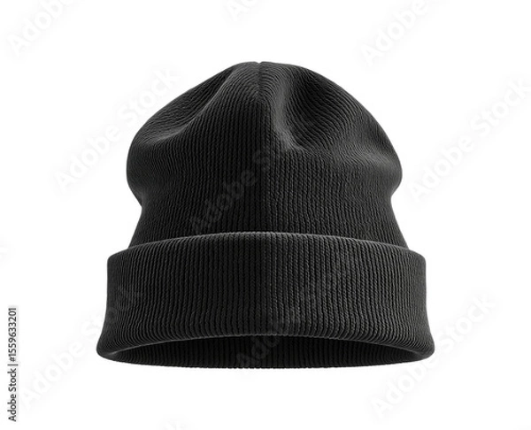 Fototapeta  beanie hat mockup isolated on a transparent background