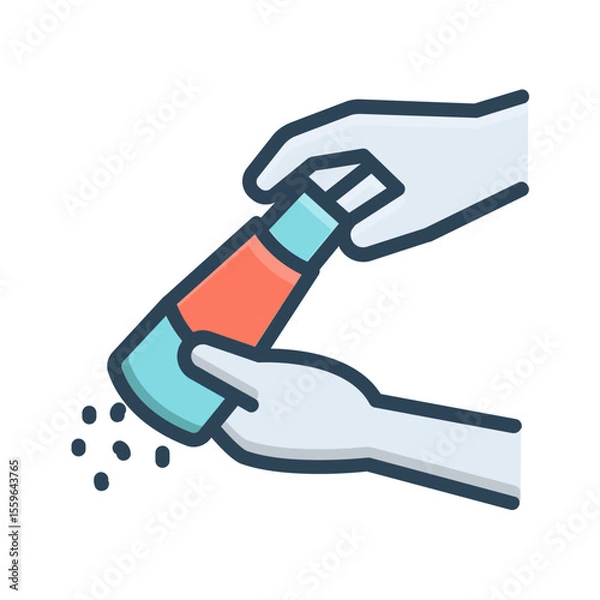 Obraz Vector color shadow icon for Flavoring